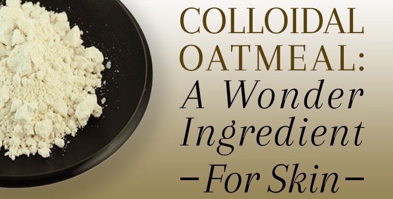 colloidal oatmeal in a dish 