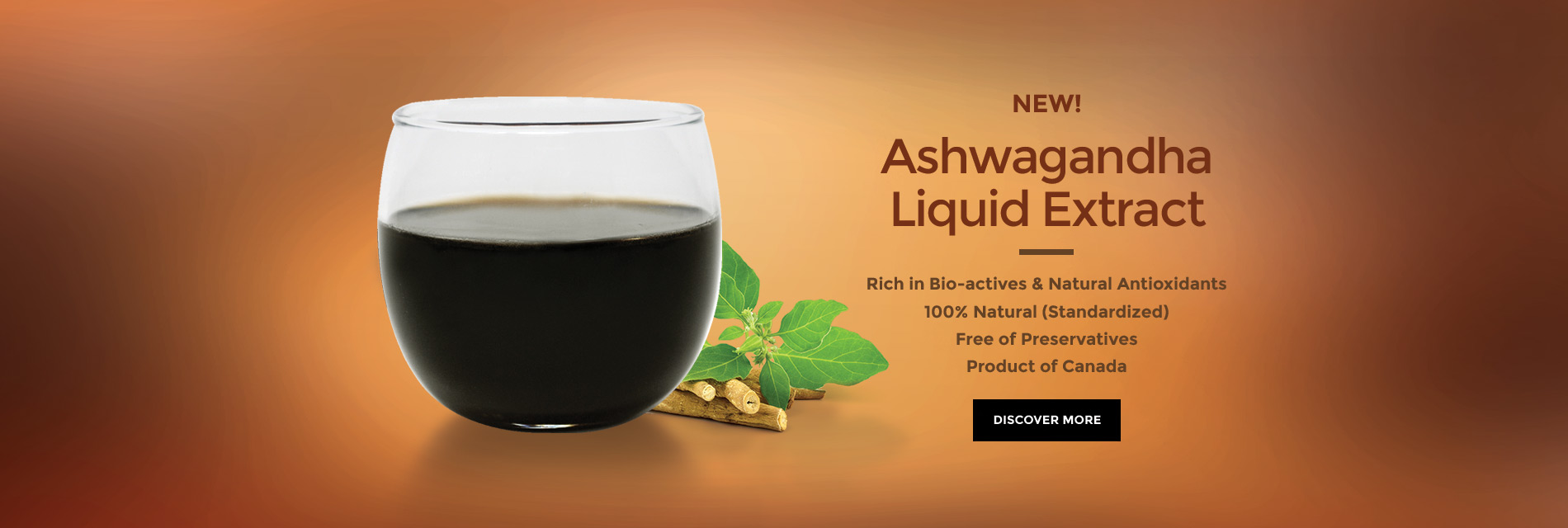 Ashwagandha Liquid Extract - 100% Natural (Standardized)