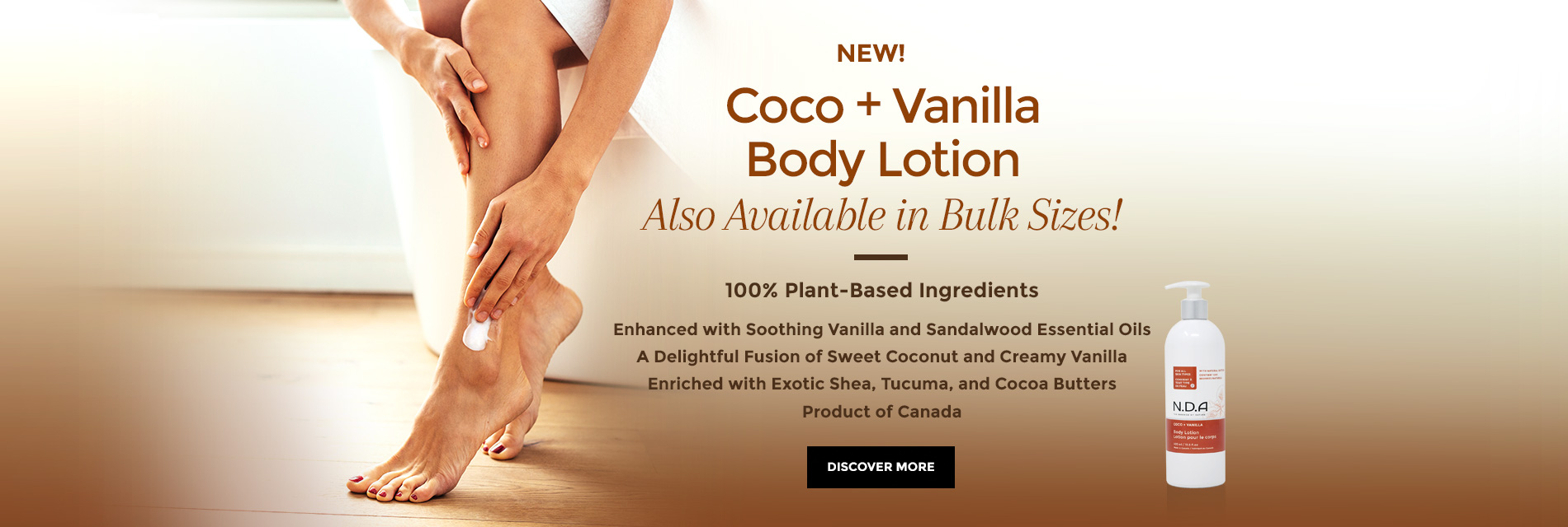 Coco + Vanilla Body Lotion - Enriched With Exotic Shea, Tucuma, and Cocoa Butters