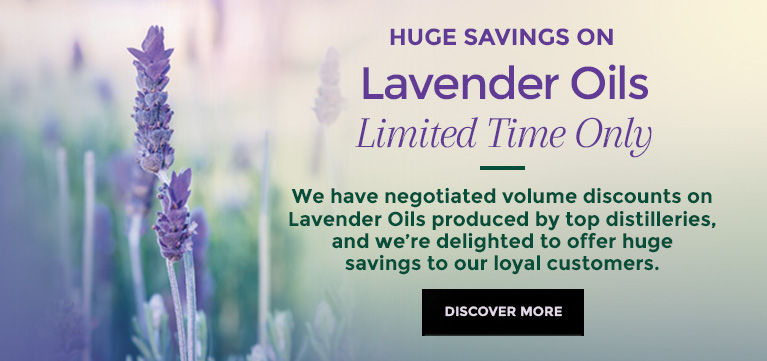 Huge Savings on All Lavender Oils