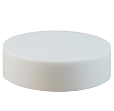 89/400 White Smooth Cap w/ Foam Liner
