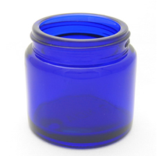 Boston Round Cobalt Blue Jar