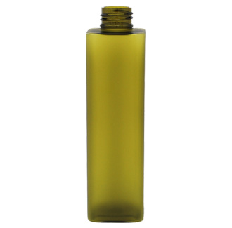 Stylus Square Olive Frosted PET Bottle