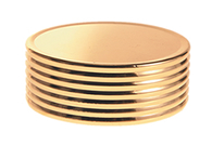 81 mm Cap Gold Matte Ring Groove