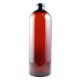 Cosmo Round Amber PET Plastic Bottle